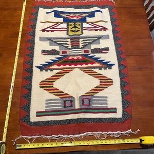 Handmade woven wall art from Uruguay